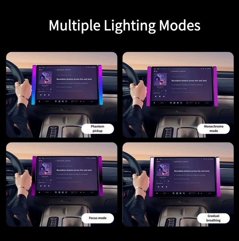 RGB Sound-Activated Ambient Lighting Kit for Tesla Model 3/Y