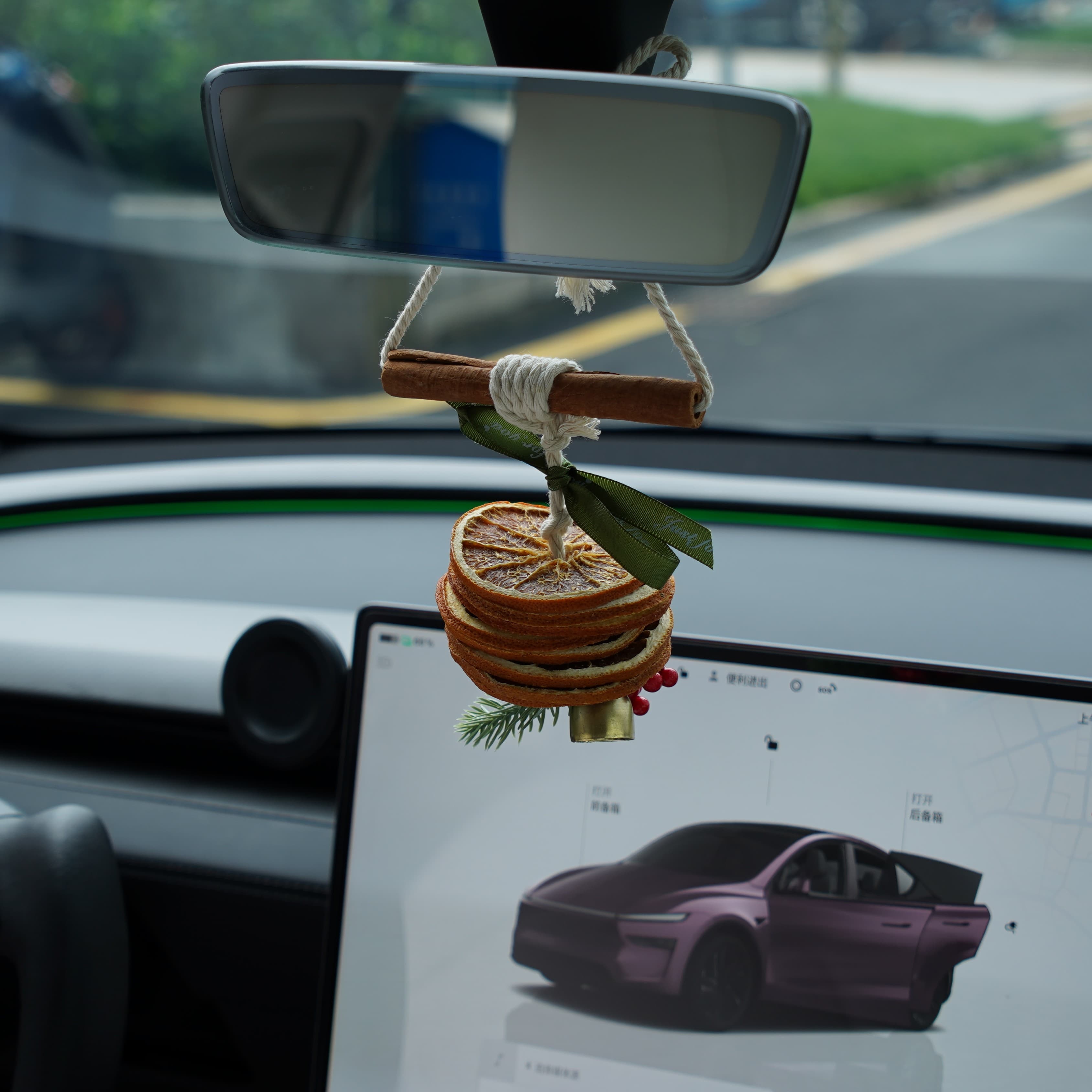 Orange Scent Christmas Ornament for Tesla