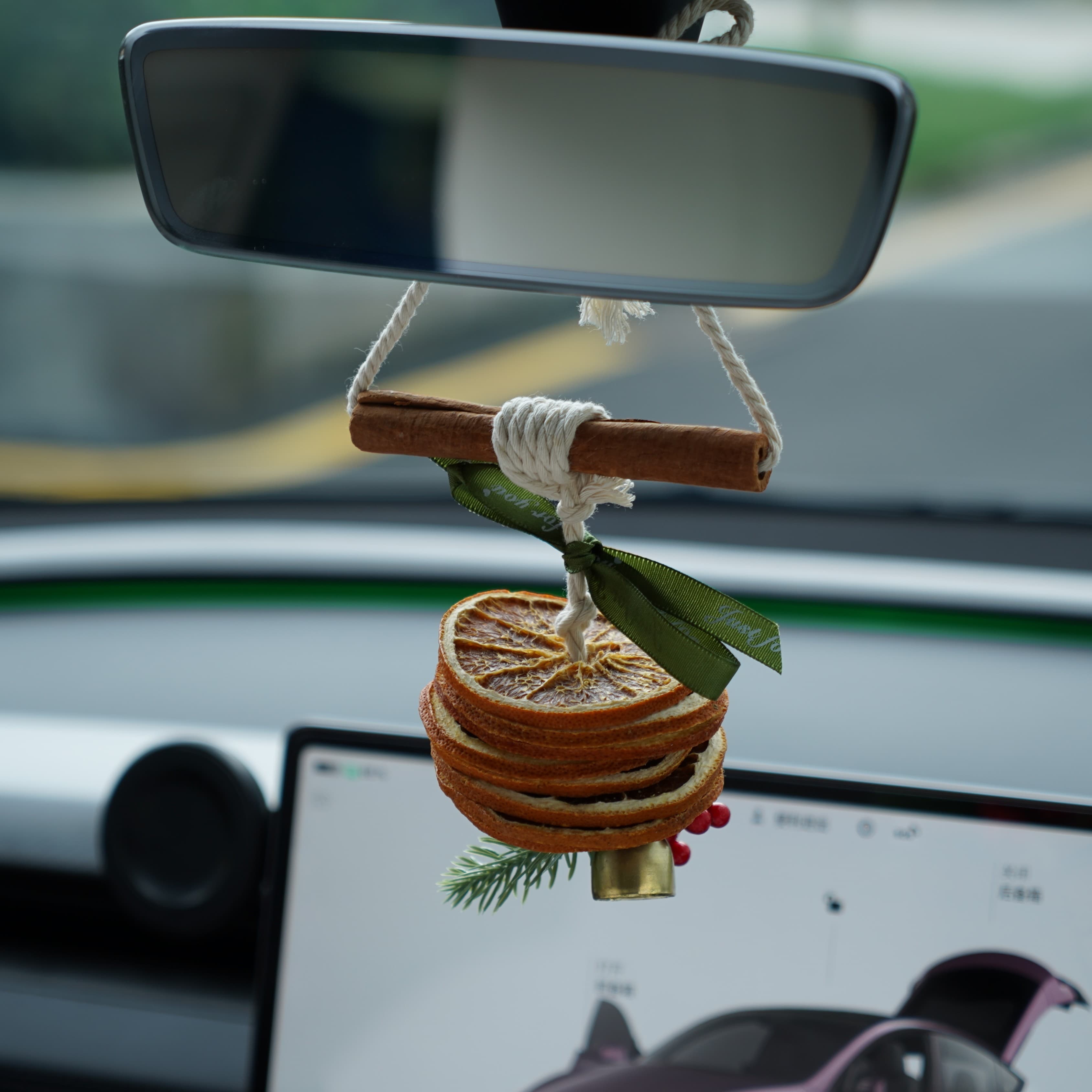 Orange Scent Christmas Ornament for Tesla