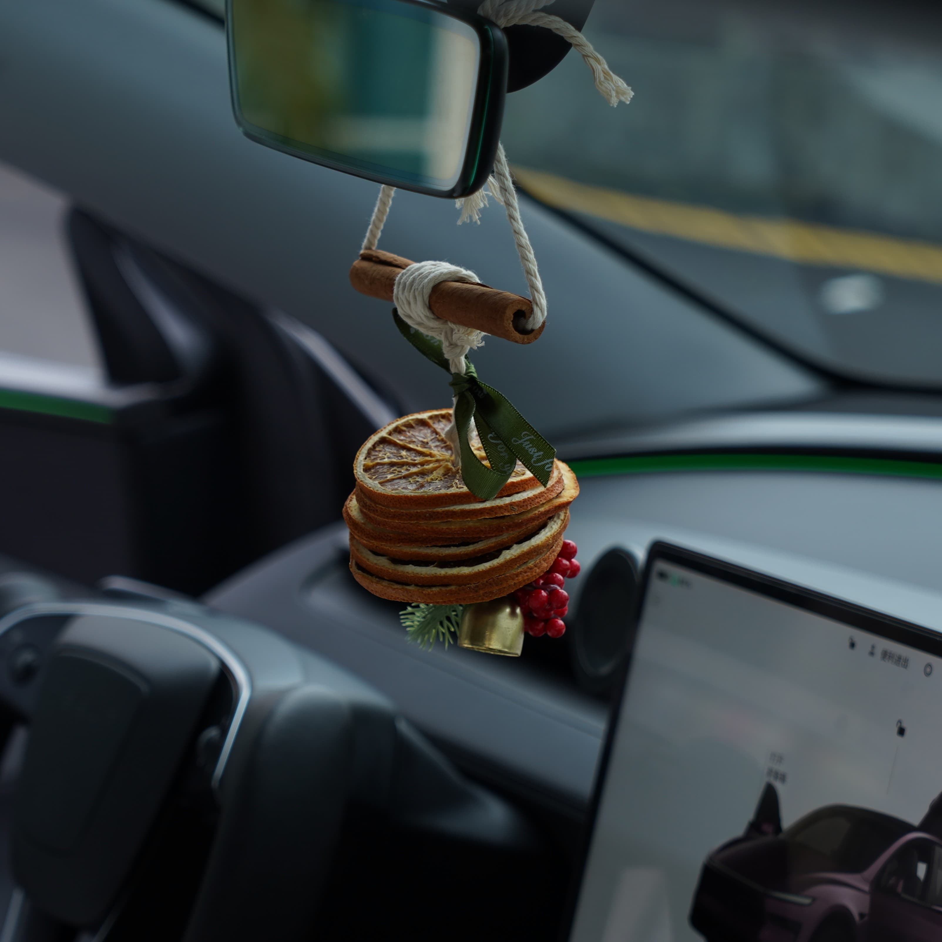 Orange Scent Christmas Ornament for Tesla