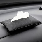Hidden Suede Tissue Holder for Tesla Model 3/Y/X/S