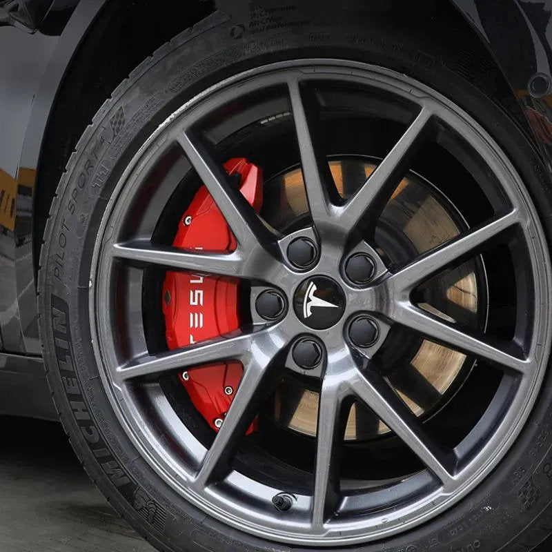 19"-22" Tesla Model X/S Brake Caliper Covers – Aluminum Alloy for 2018-2025 Models