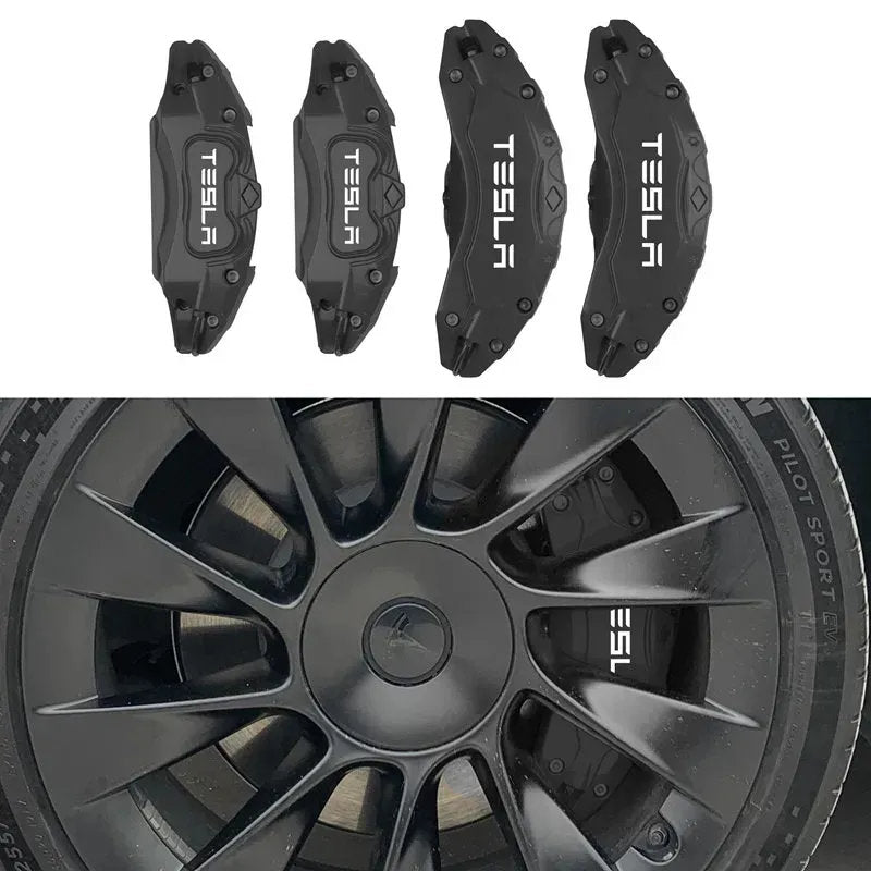 19"-22" Tesla Model X/S Brake Caliper Covers – Aluminum Alloy for 2018-2025 Models