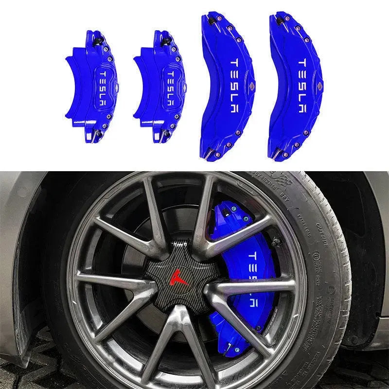 19"-22" Tesla Model X/S Brake Caliper Covers – Aluminum Alloy for 2018-2025 Models
