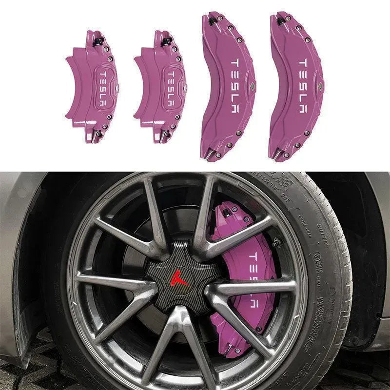19"-22" Tesla Model X/S Brake Caliper Covers – Aluminum Alloy for 2018-2025 Models
