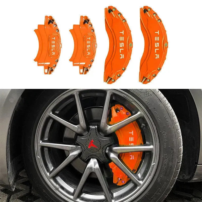 19"-22" Tesla Model X/S Brake Caliper Covers – Aluminum Alloy for 2018-2025 Models