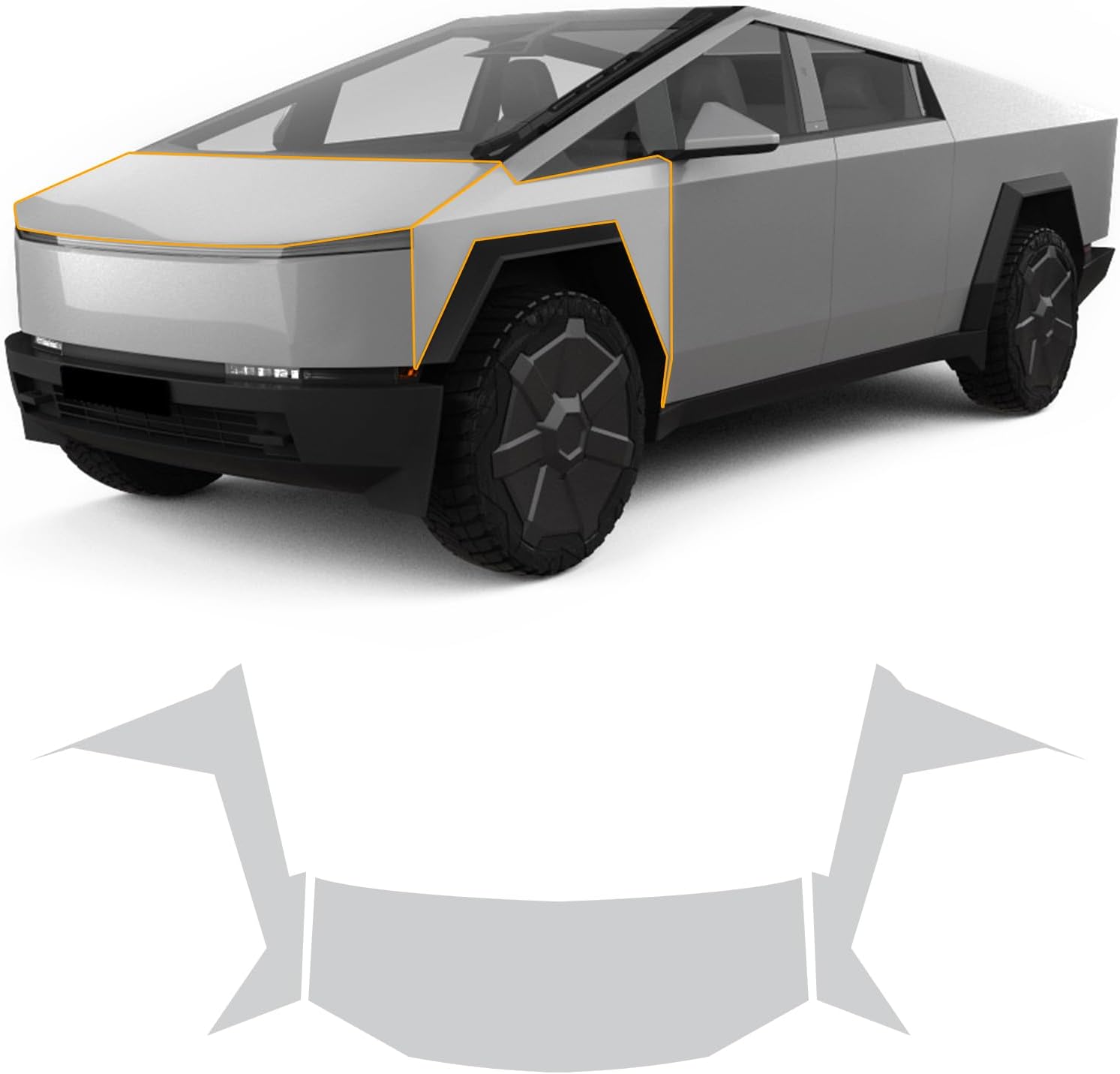 TPU Full Car Paint Protection Film for Tesla Cybertruck