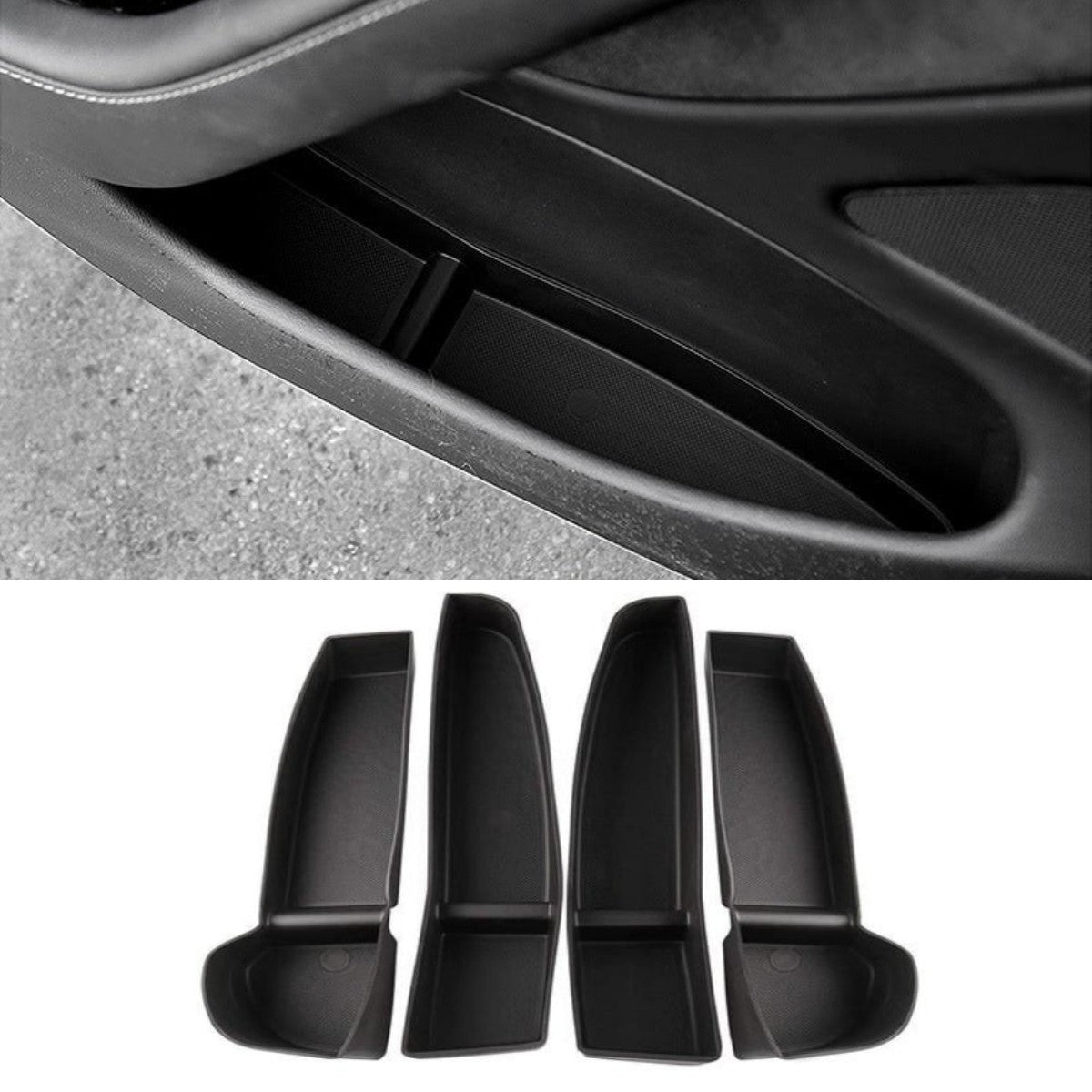 Under Door Storage Box Organizer for Tesla Model 3 2021-2023 (4 pcs)