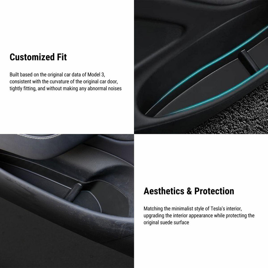 Under Door Storage Box Organizer for Tesla Model 3 2021-2023 (4 pcs)
