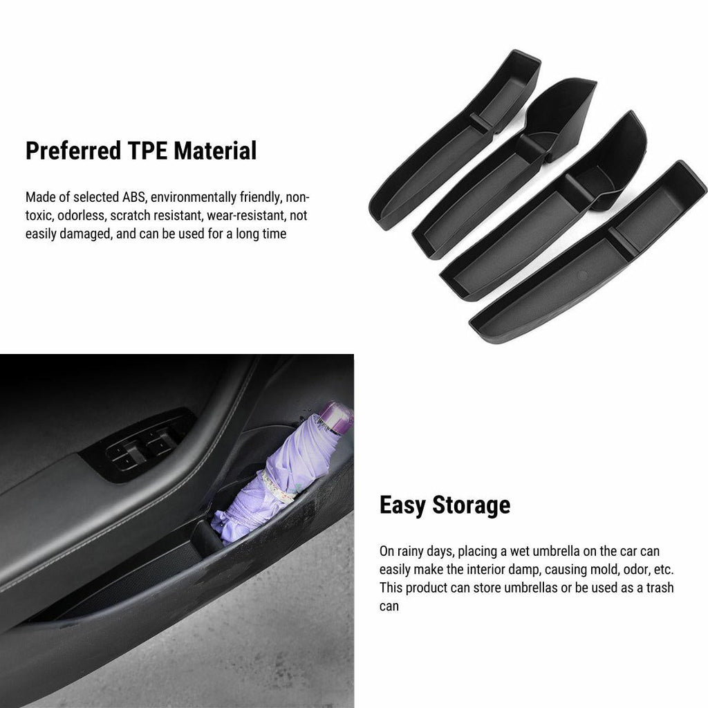Under Door Storage Box Organizer for Tesla Model 3 2021-2023 (4 pcs)