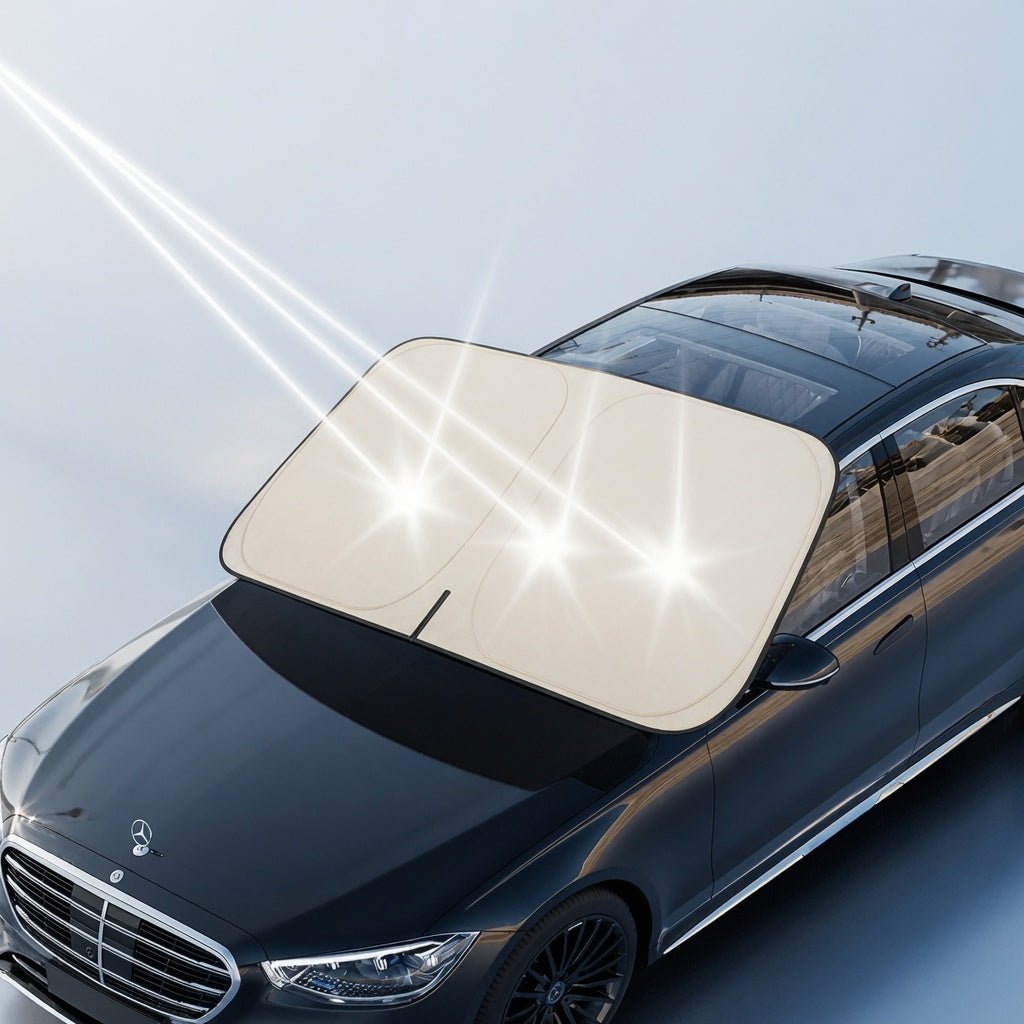 Universal Fit Windshield Sun Shade for Sedans & SUVs & Trucks