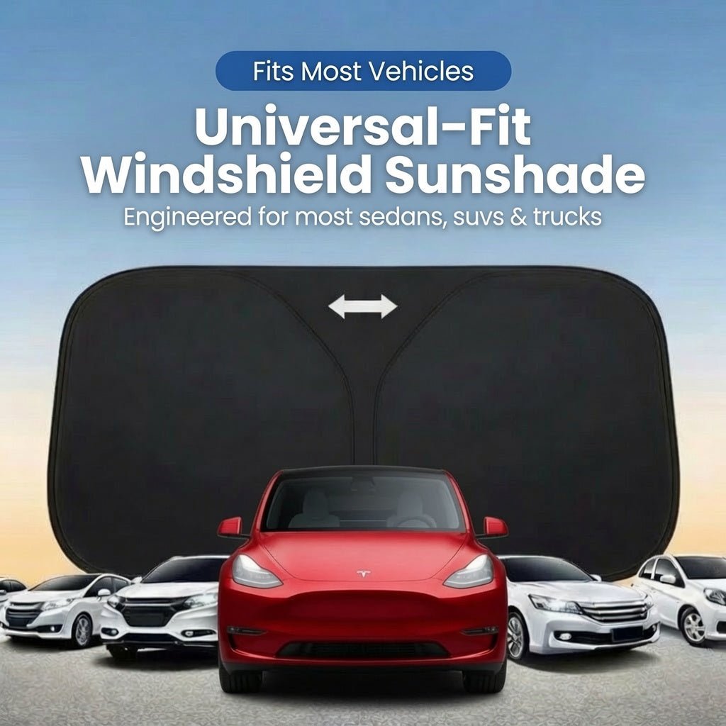 Universal Fit Windshield Sun Shade for Sedans & SUVs & Trucks