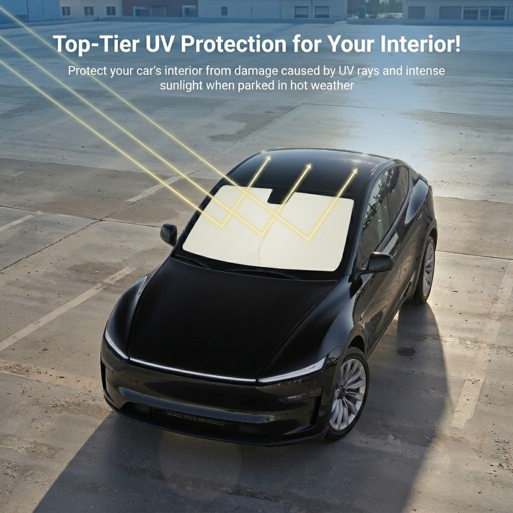 Universal Fit Windshield Sun Shade for Sedans & SUVs & Trucks