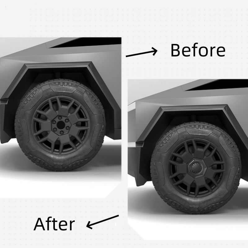 Wheel Center Hub Caps for Tesla Cybertruck (4 PCS)