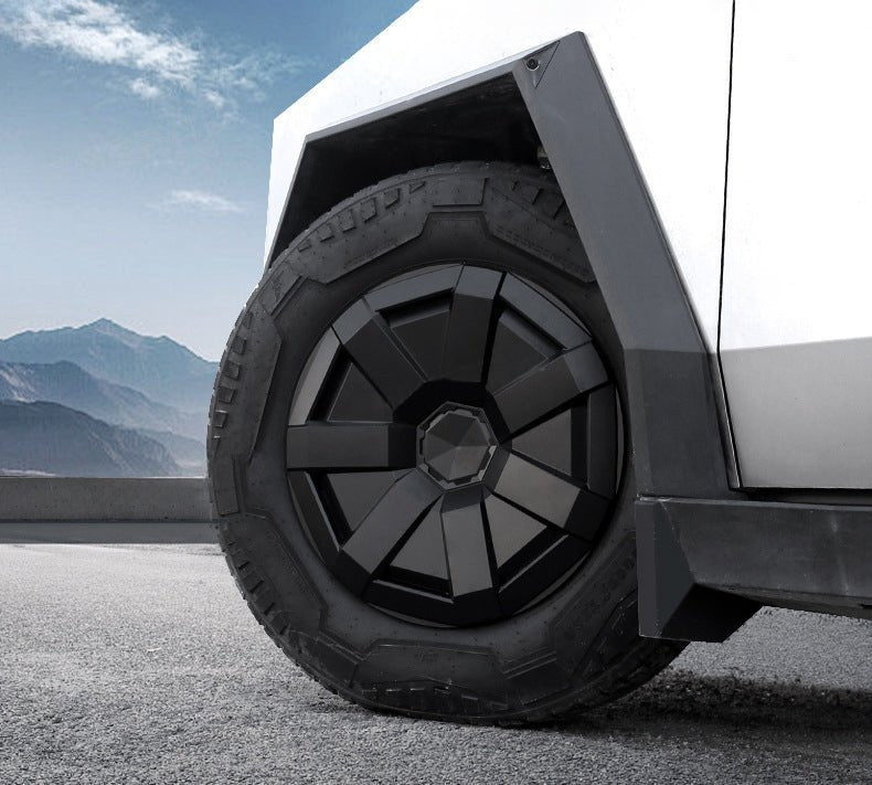 Cybertruck Matte Black Wheel Covers (Set of 4)