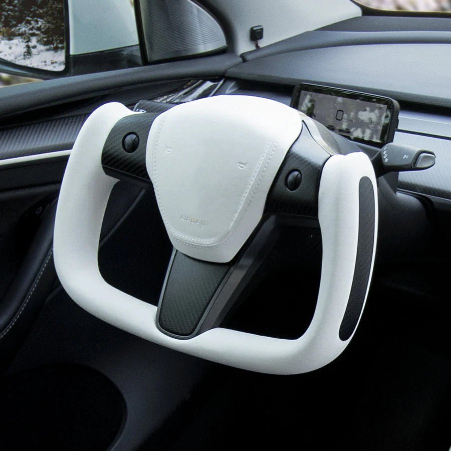 Yoke Carbon Fiber Steering Wheel for Model 3 / Y