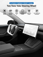 Yoke Steering Wheel for Model 3 Highland / Model Y Juniper