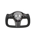 Perforated Leather Yoke Steering Wheel for Tesla Model 3 / Y