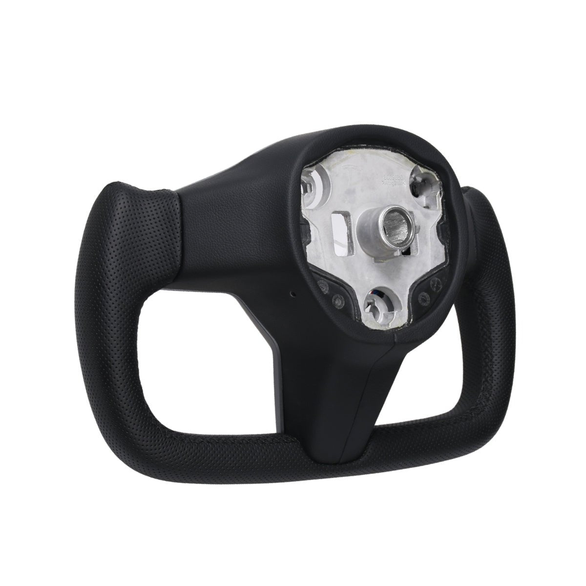 Perforated Leather Yoke Steering Wheel for Tesla Model 3 / Y